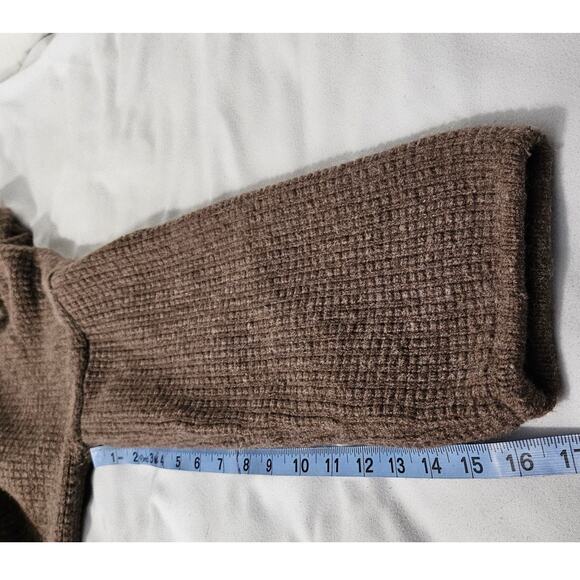 MADEWELL WOMEN'S MERINO WOOL BLEND CARDIGAN SWEATER – SIZE SMALL – OVERSIZED FIT - Picture 7 of 11